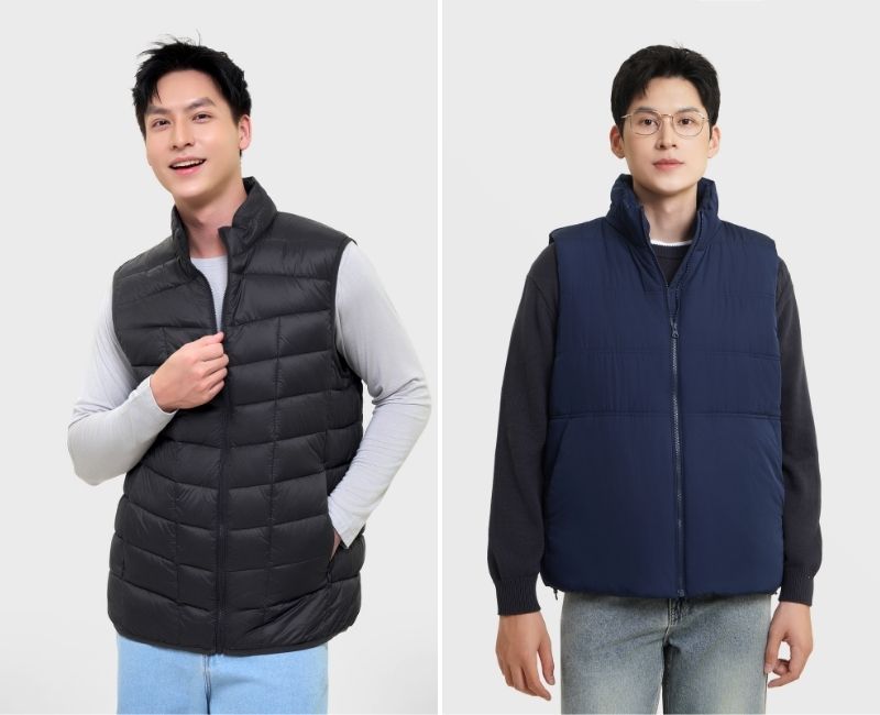 áo khoác gile phao canifa