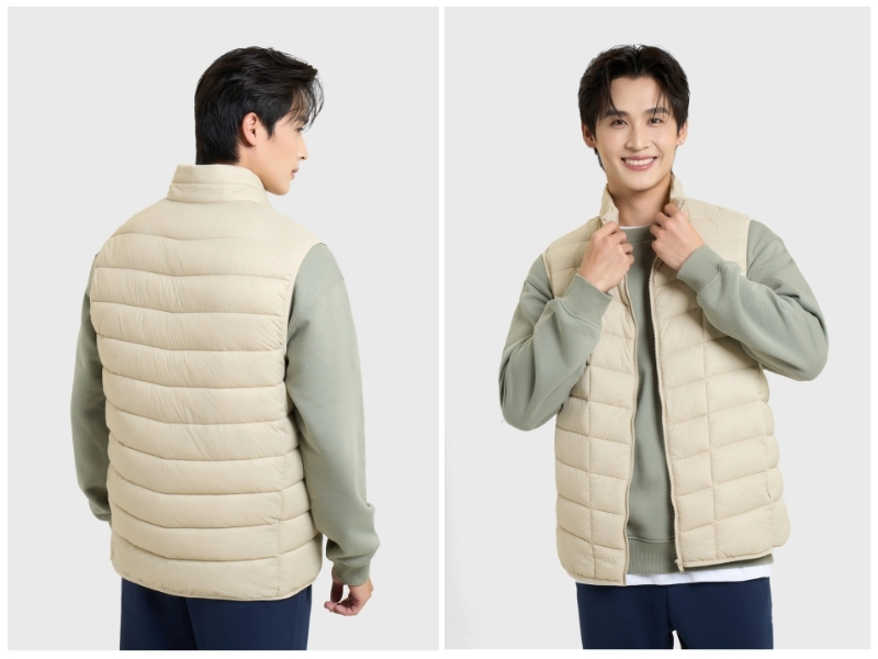 phối đồ với áo gile nam