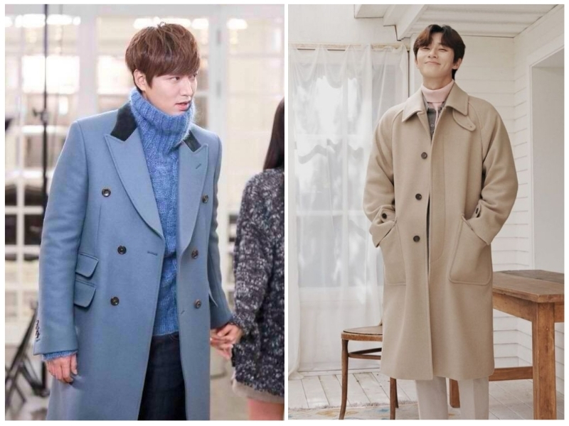 phối đồ với áo khoác dài