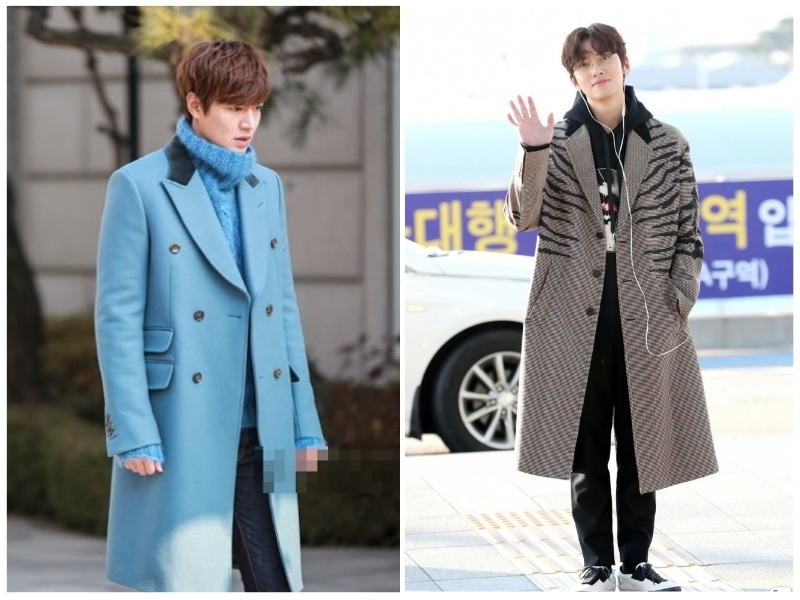 phối đồ với áo khoác dài