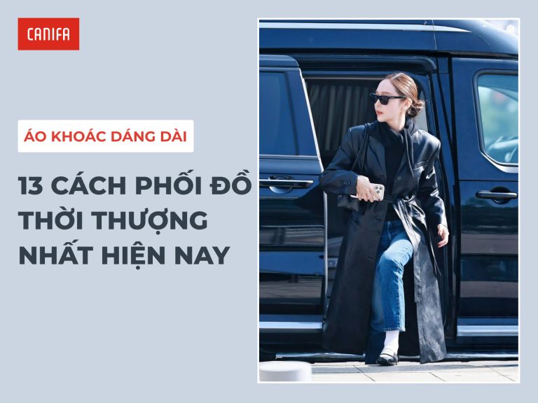 cách phối đồ với áo khoác dáng dài
