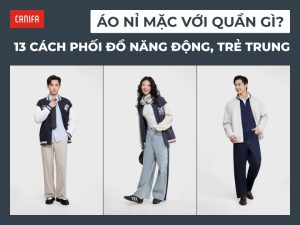 áo nỉ mặc với quần gì đẹp