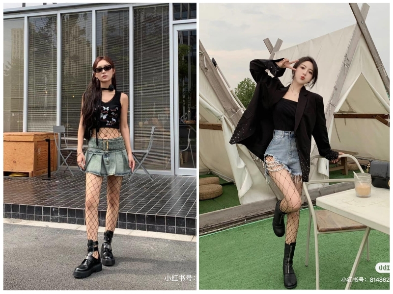 không nên mix với quần quá ngắn