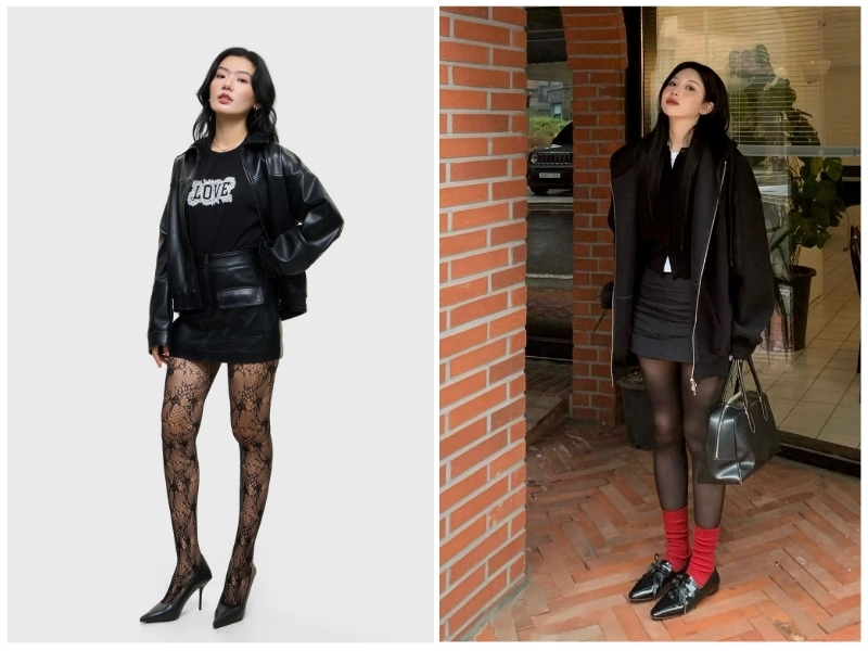 chọn quần tất sao cho tôn dáng nhất