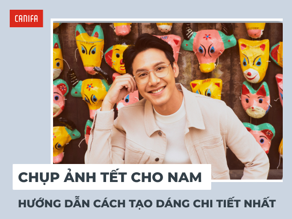 tạo dáng chụp ảnh áo dài tết cho nam