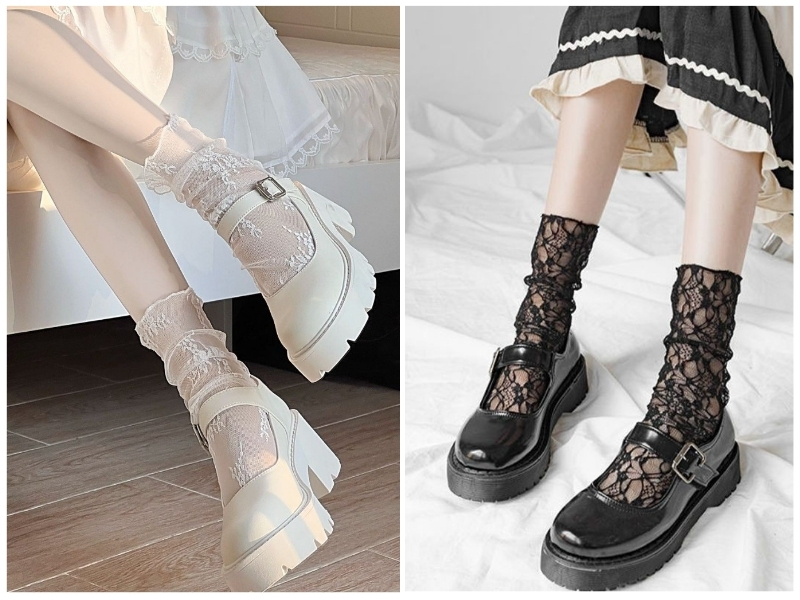 Tất ren, tất voan mỏng