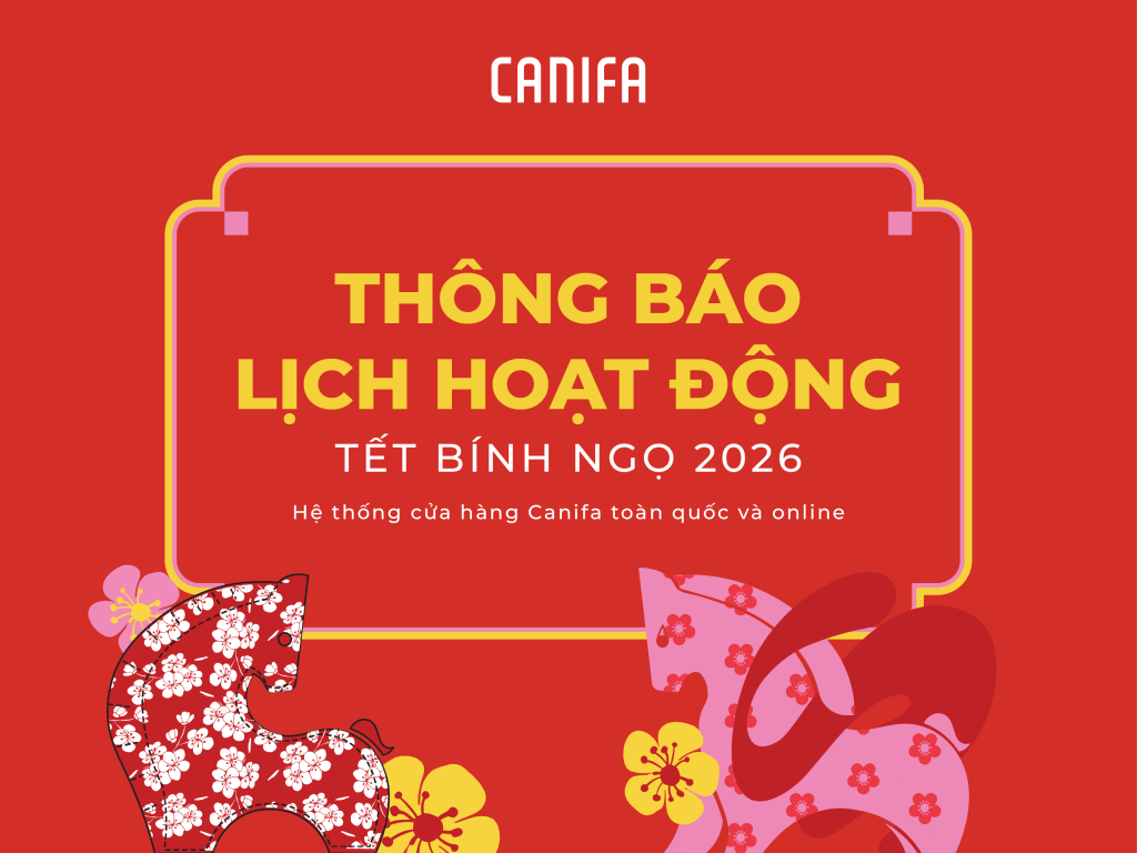 thông báo nghỉ tết canifa