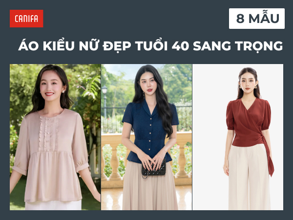 áo kiểu nữ đẹp tuổi 40