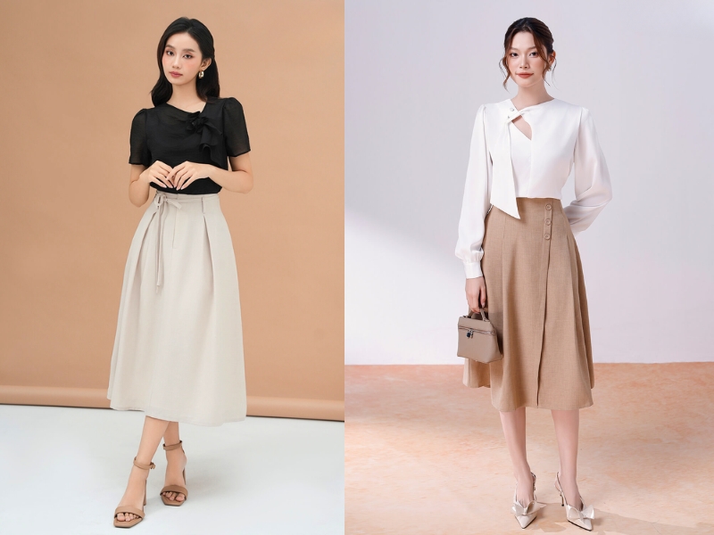 áo voan áo kiểu nữ đẹp tuổi 40