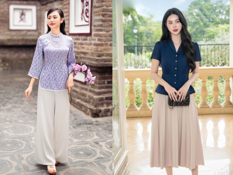 áo kiểu nữ đẹp tuổi 40