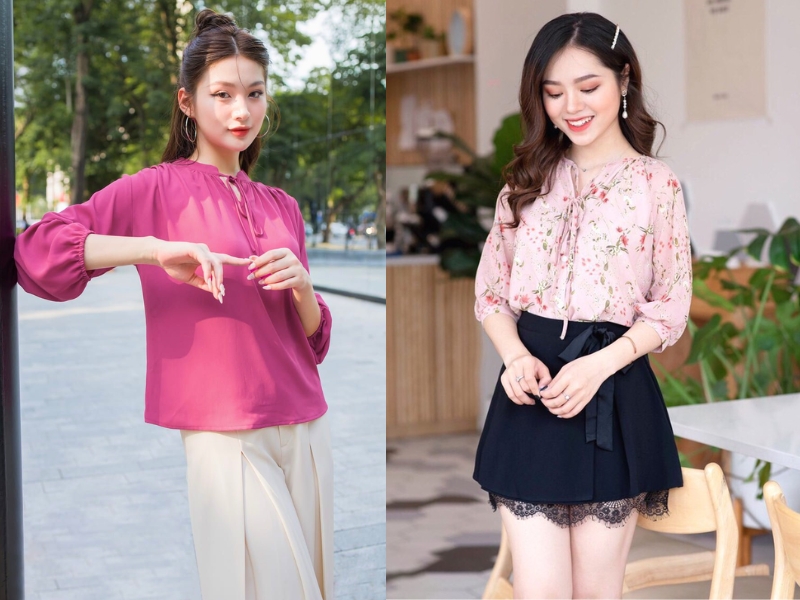 trung niên áo kiểu nữ đẹp tuổi 40