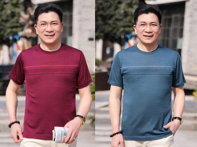 áo thun nam trung niên