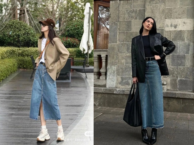 phối chân váy đi tiệc