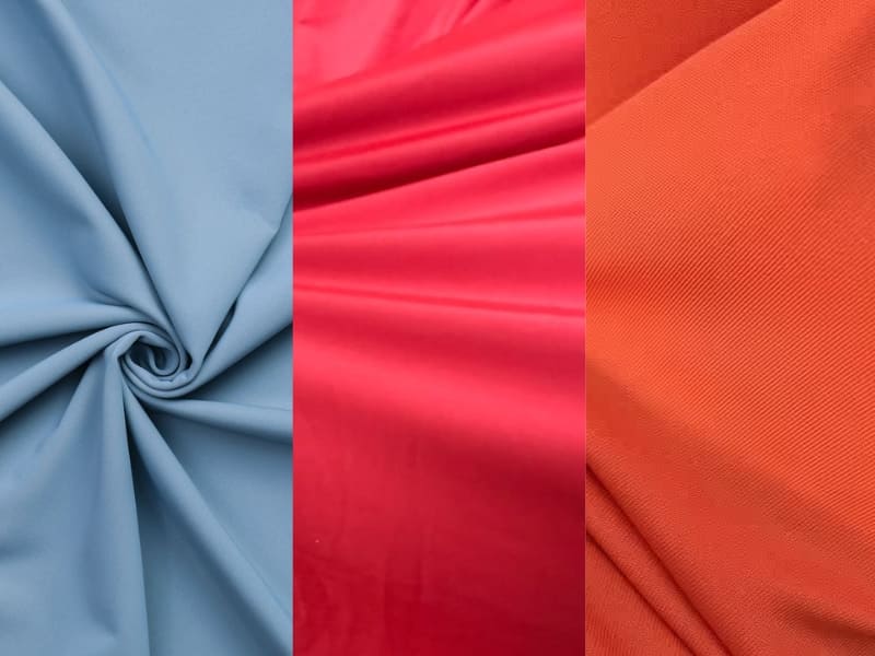 Các màu vải với màu pastel dịu nhẹ 