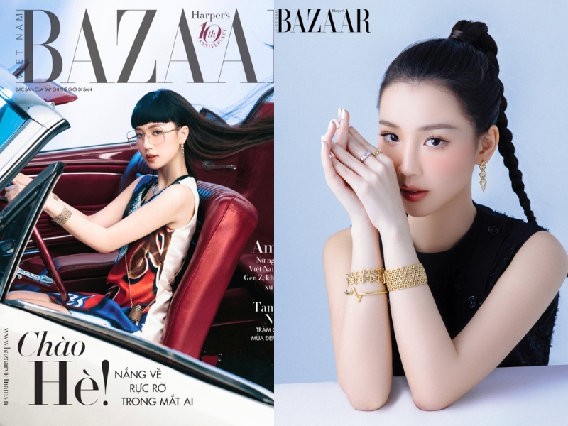 Fashionista chụp hình quảng cáo sản phẩm