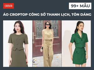 Kiểu áo croptop công sở