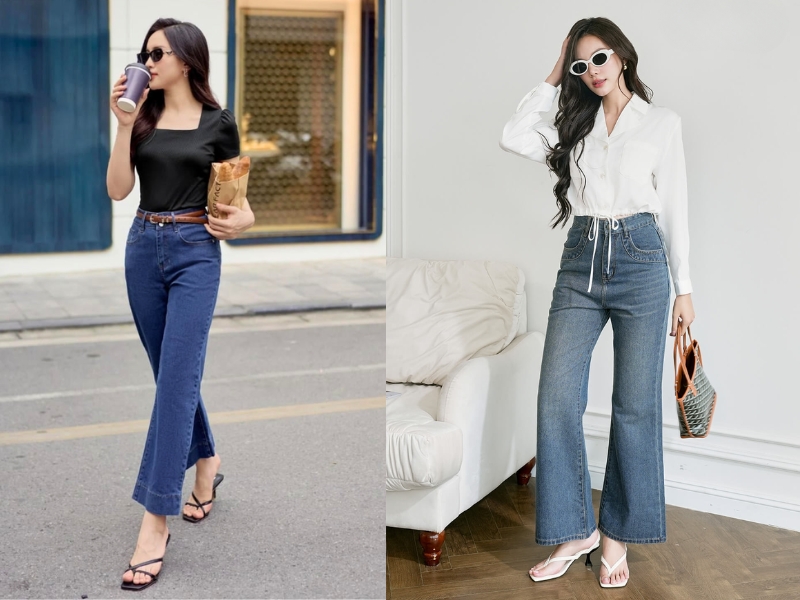 mix đồ đi đám cưới với quần jean