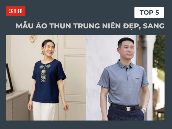 áo thun nam trung niên