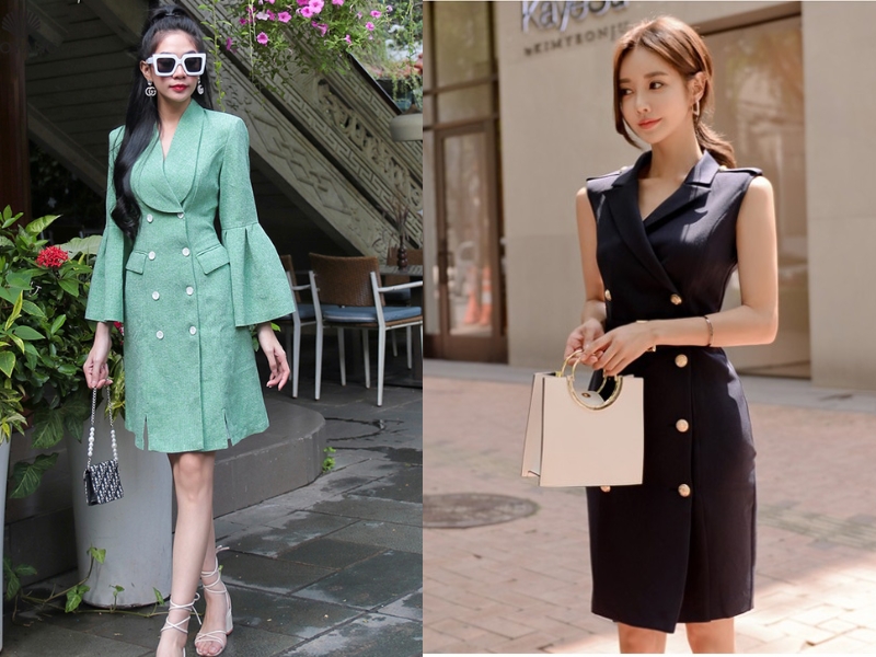 mẫu đầm vest dự tiệc mẫu đầm vest dự tiệc