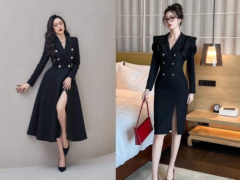 mẫu đầm vest dự tiệc mẫu đầm vest dự tiệc