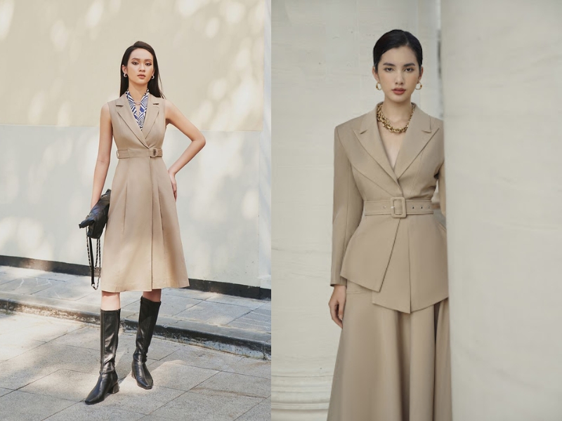 mẫu đầm vest dự tiệc mẫu đầm vest dự tiệc