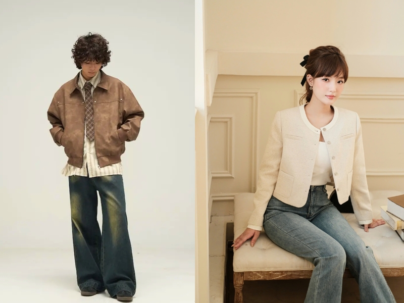 mix đồ đi đám cưới với quần jean