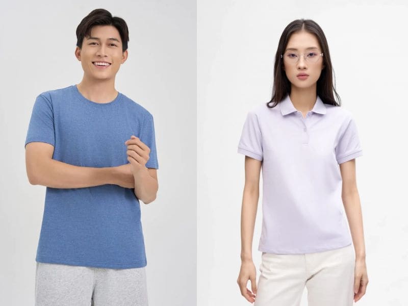 Mua áo thun tuổi trung niên tại Canifa