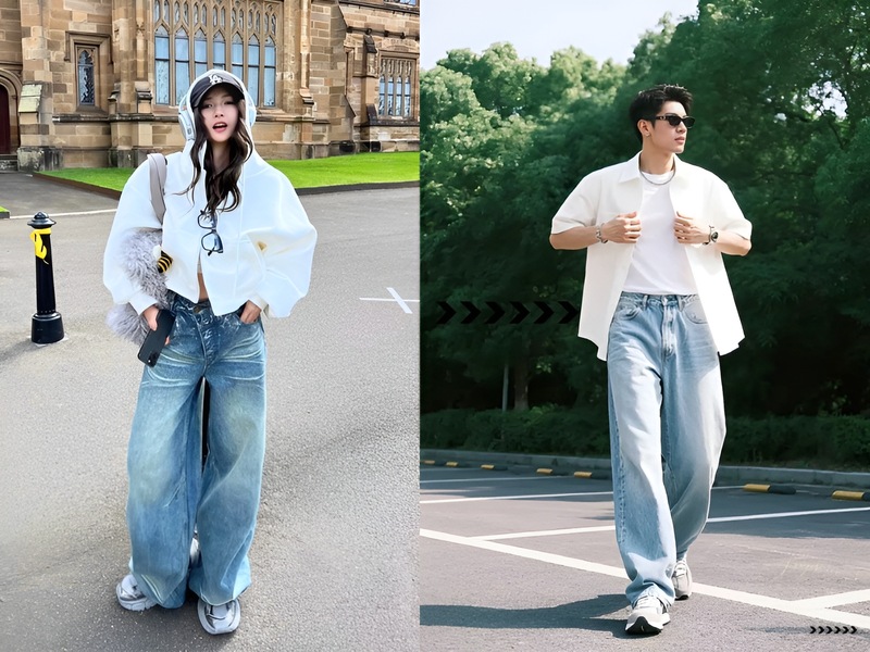 Áo khoác ngoài tạo điểm nhấn cho outfit