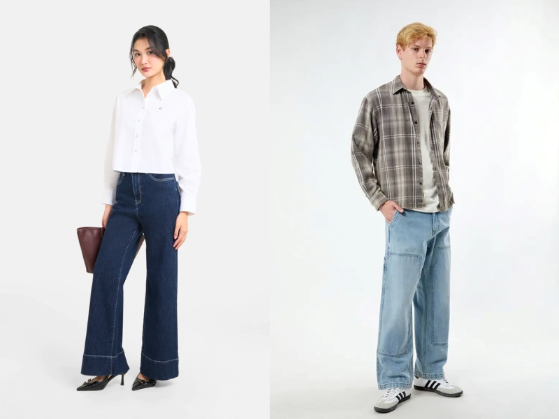 mix đồ đi đám cưới với quần jean nam