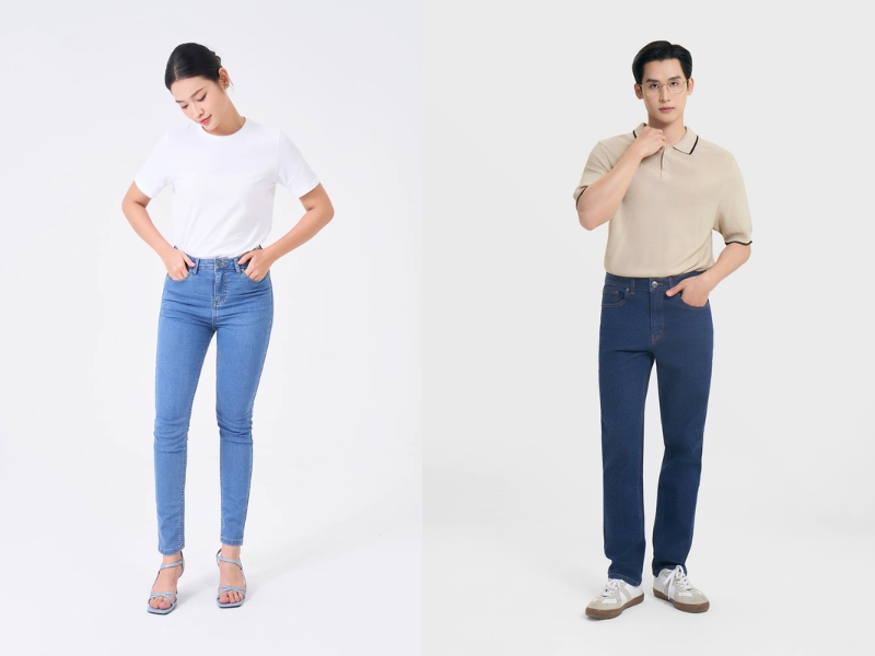 mix đồ đi đám cưới với quần jean nam