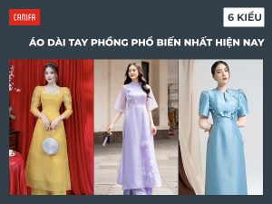 áo dài tay phồng