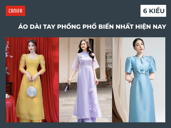 áo dài tay phồng