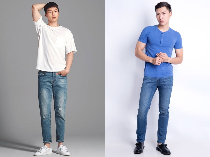 cách phối đồ cho nam 1m60