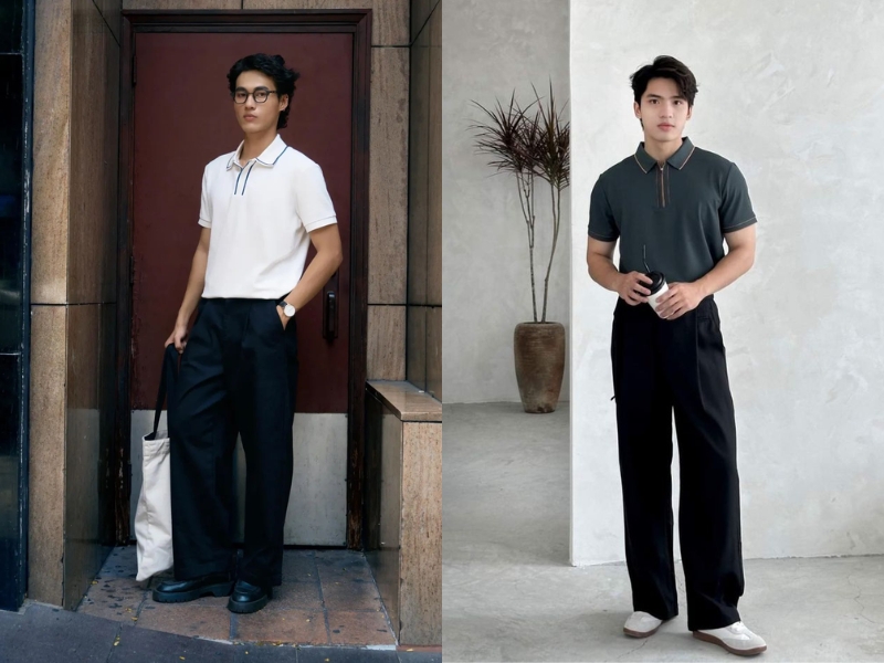 phối đồ nam cao 1m60