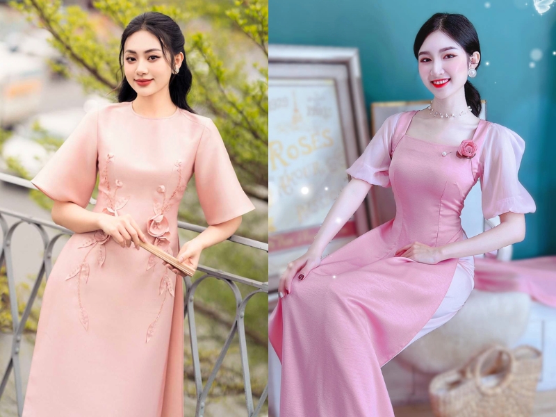 các kiểu áo dài tay phồng
