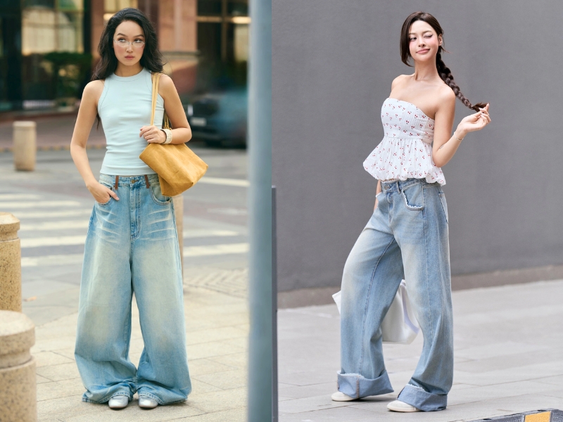 những kiểu giày hợp với quần jean nữ