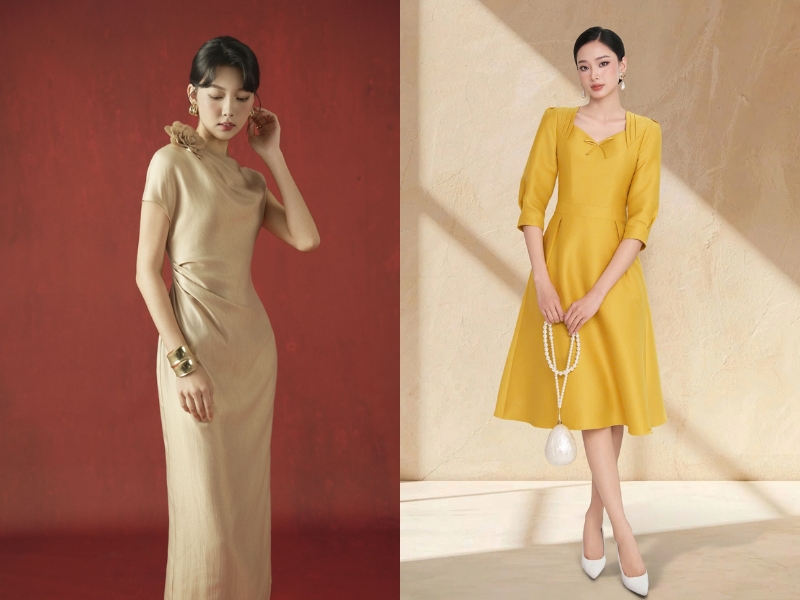 đầm tafta cao cấp
