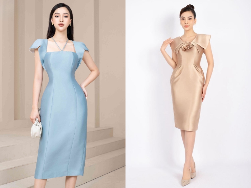 đầm tafta đẹp