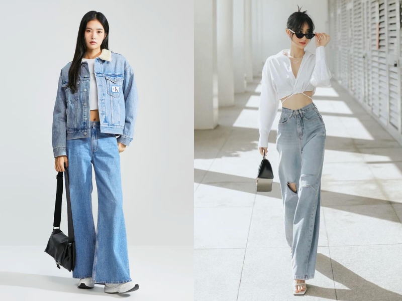 những kiểu giày hợp với quần jean nữ