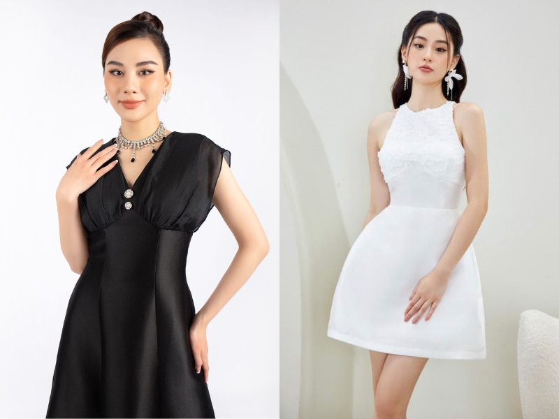 đầm vải tafta