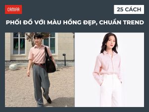 màu hồng phối với màu gì