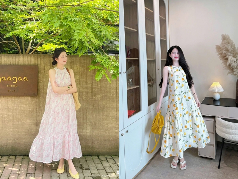 những mẫu váy bầu mùa hè đẹp
