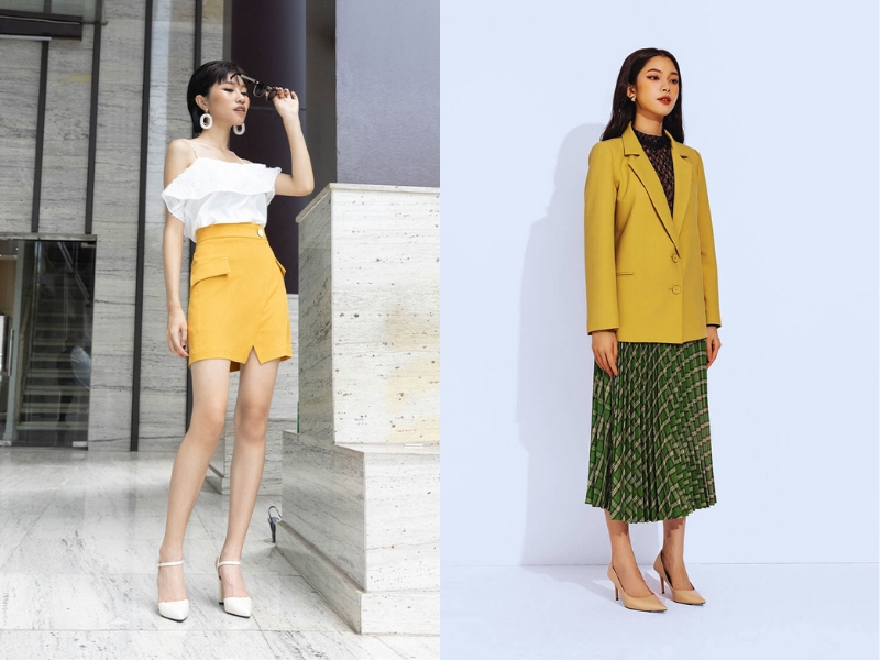 màu vàng nên phối màu gì