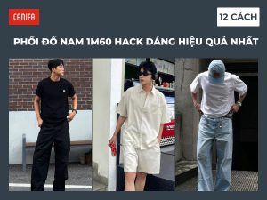 cách phối đồ cho nam 1m60