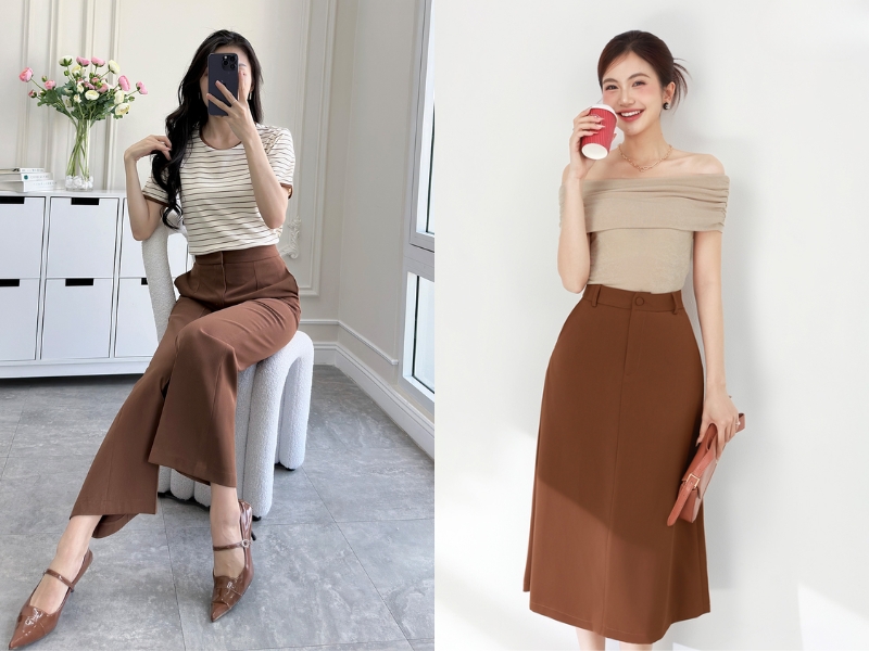 màu nâu đất như thế nào