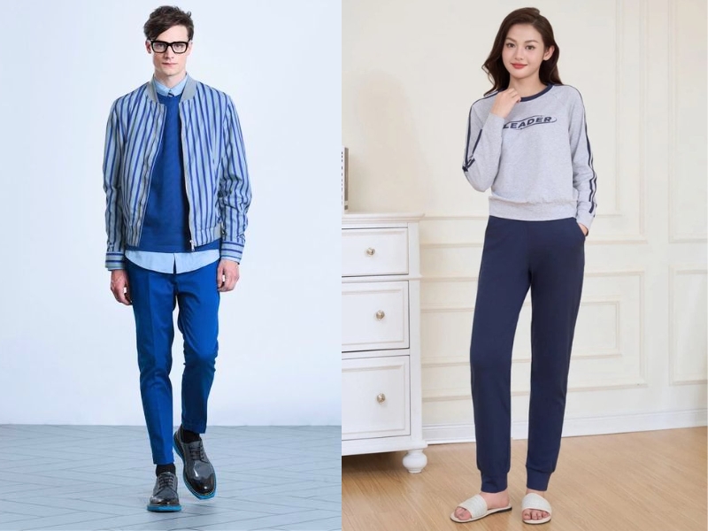 màu xanh coban hợp với da nào