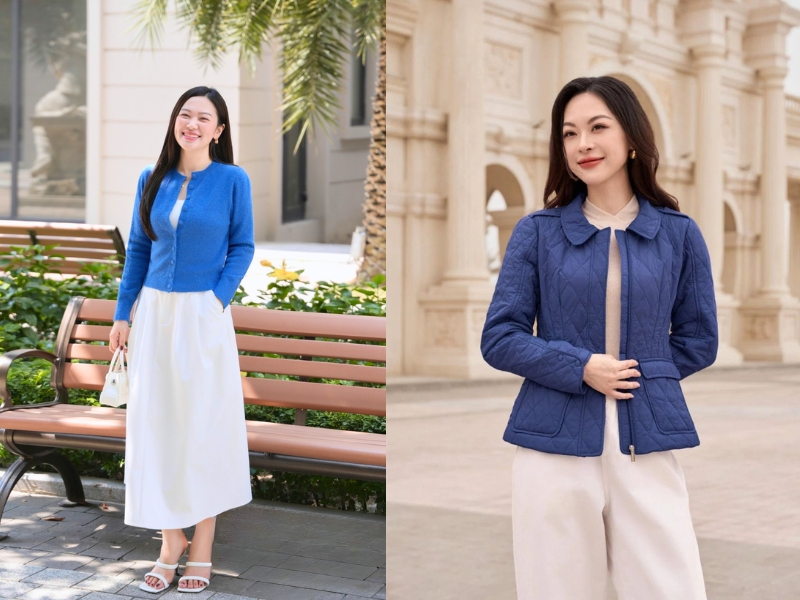 màu xanh cô ban kết hợp với màu gì