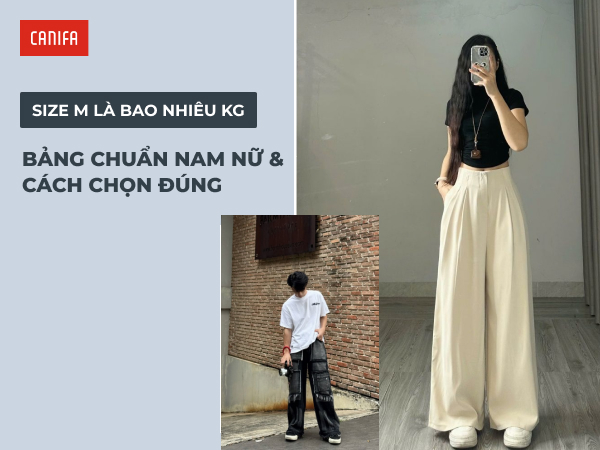 size m là bao nhiêu kg
