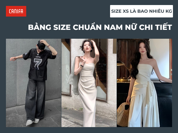 size xs là bao nhiêu kg