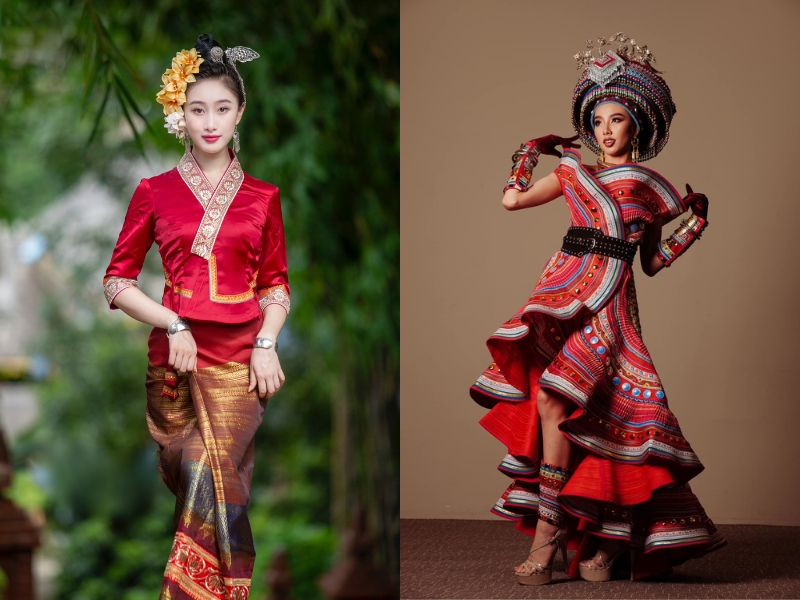trang phục dân tộc thái đỏ